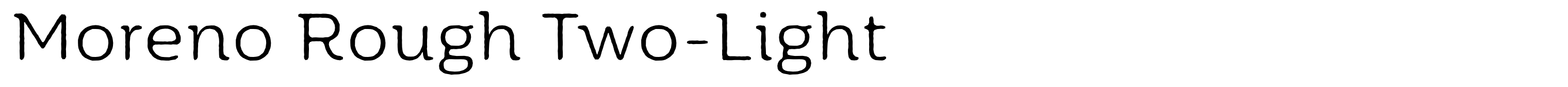 Moreno Rough Two-Light